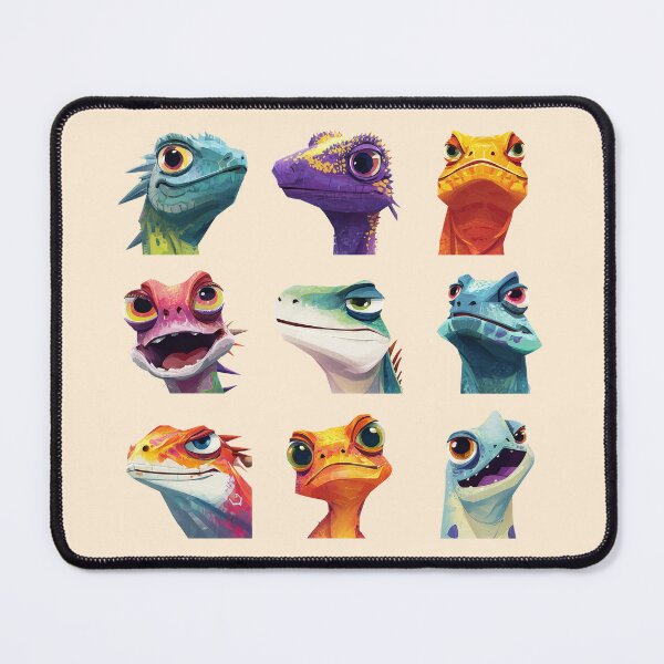 Item preview, Funny Lizards designed and sold by bubblyrainbow.