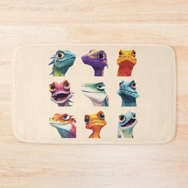 Item preview, Funny Lizards designed and sold by bubblyrainbow.