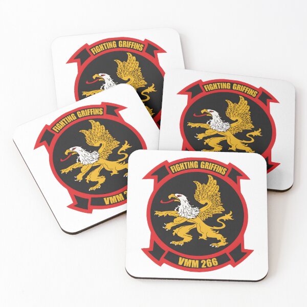 Item preview, Marine Medium Tiltrotor Squadron 266 (VMM-266) Fighting Griffins Patch designed and sold by CharlieDesings.