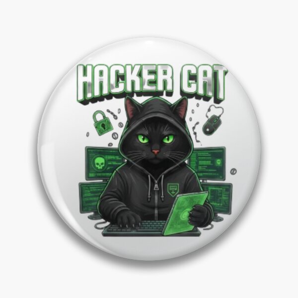 Artikelvorschau, HACKER CAT entworfen und verkauft von Cherkaou-med.