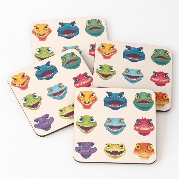 Item preview, Funny Lizard Face designed and sold by bubblyrainbow.