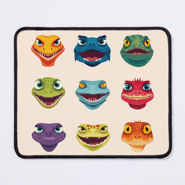 Item preview, Funny Lizard Face designed and sold by bubblyrainbow.