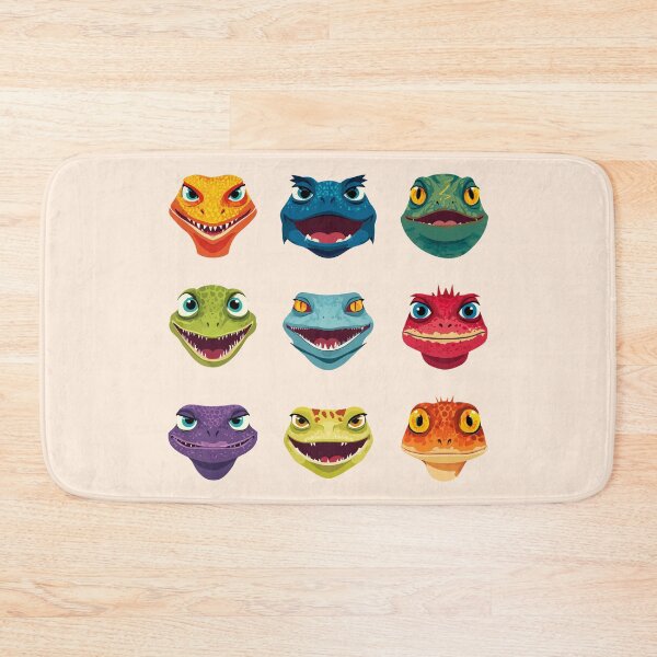 Item preview, Funny Lizard Face designed and sold by bubblyrainbow.