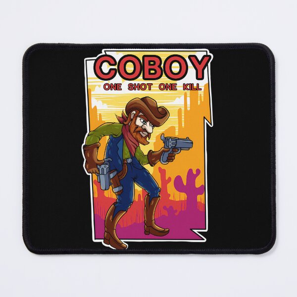 Item preview, Coboy Cartoon Design One Shot One Kill designed and sold by nowrax.