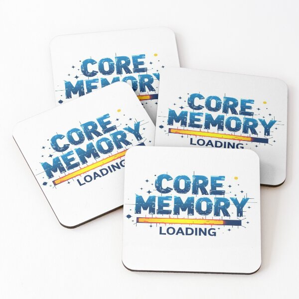 Item preview, Core Memory Loading T-Shirt – Digital Glitch Tech Tee designed and sold by WForge - Where thread meets precision.