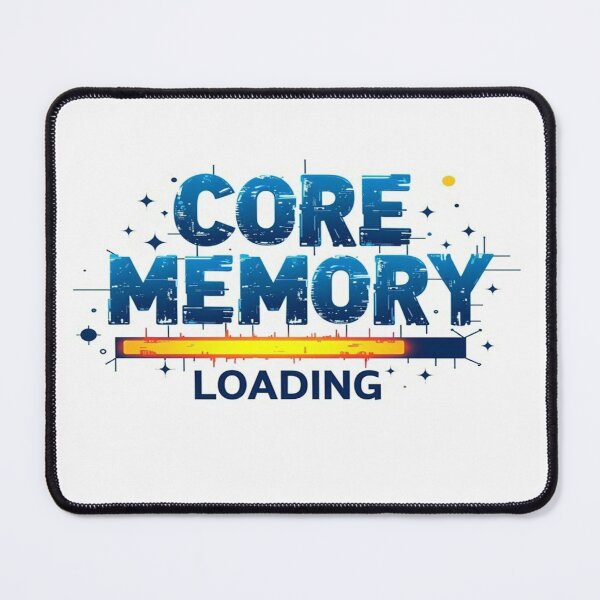 Item preview, Core Memory Loading T-Shirt – Digital Glitch Tech Tee designed and sold by WForge - Where thread meets precision.