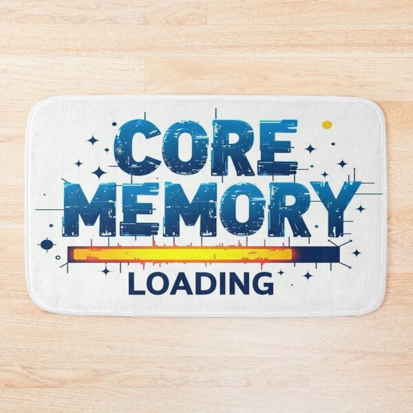 Item preview, Core Memory Loading T-Shirt – Digital Glitch Tech Tee designed and sold by WForge - Where thread meets precision.