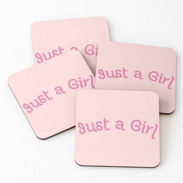 Item preview, Just a Girl – Minimal Pink Typography Design ?  designed and sold by KleanGirlAesthetics.
