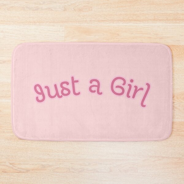 Item preview, Just a Girl – Minimal Pink Typography Design ?  designed and sold by KleanGirlAesthetics.