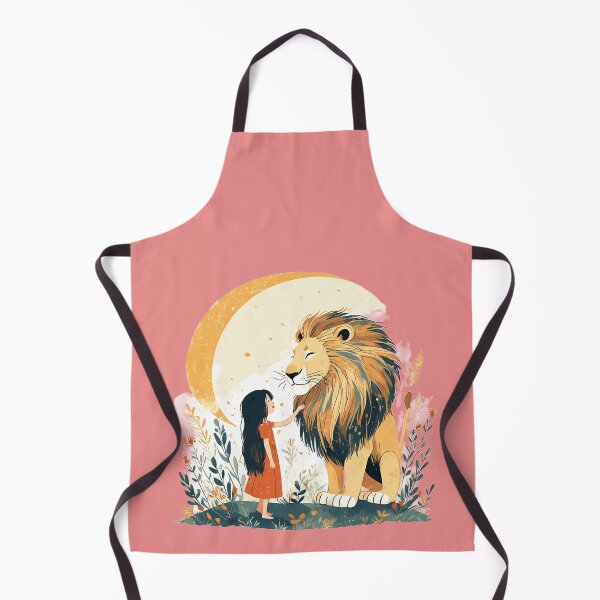 Item preview, The girl and the lion. designed and sold by Natalia-Vlad.