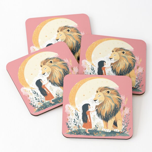 Item preview, The girl and the lion. designed and sold by Natalia-Vlad.