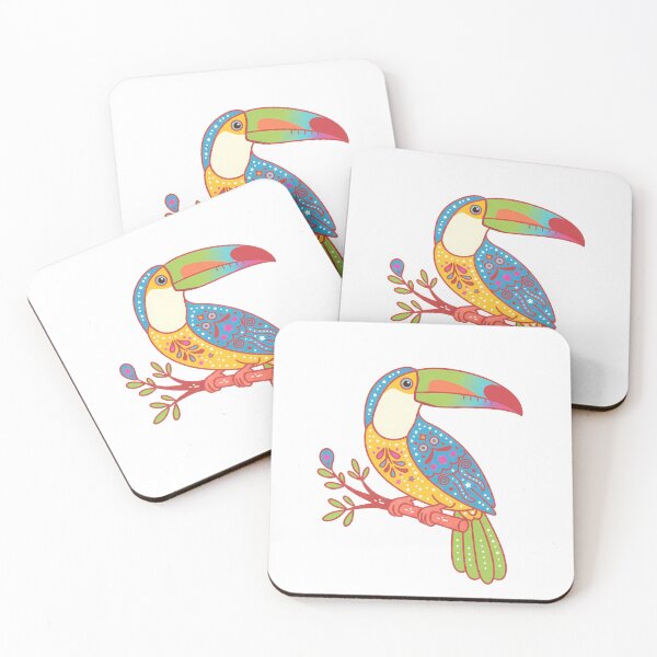 Item preview, Keel‑Billed Toucan – Scandinavian Folk Art by heidiannemorris © designed and sold by FOLK ART FUSION by heidiannemorris.
