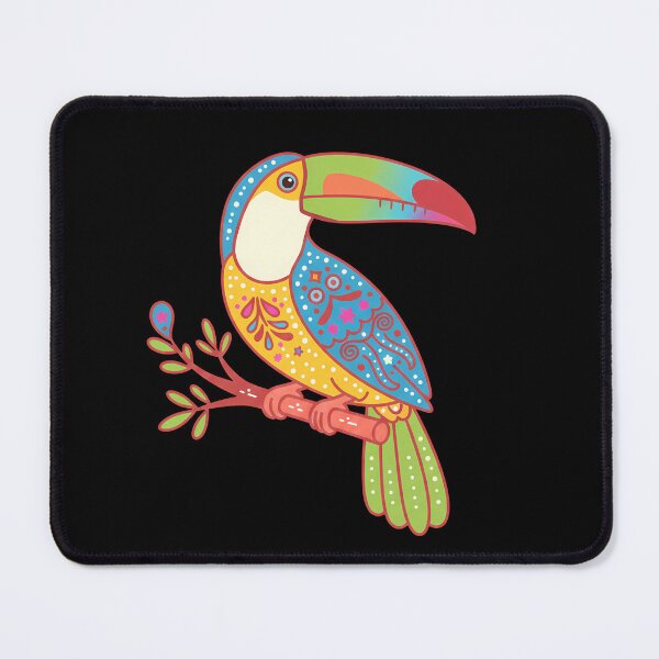 Item preview, Keel‑Billed Toucan – Scandinavian Folk Art by heidiannemorris © designed and sold by FOLK ART FUSION by heidiannemorris.