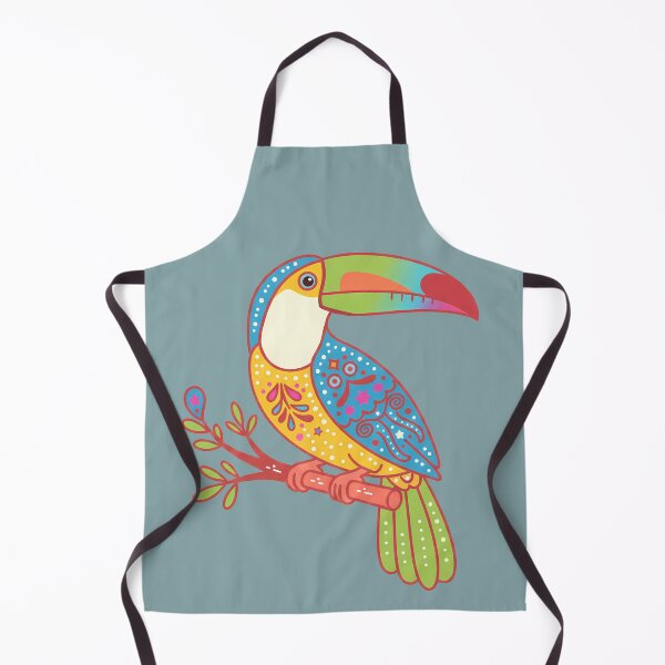 Item preview, Keel‑Billed Toucan – Scandinavian Folk Art by heidiannemorris © designed and sold by FOLK ART FUSION by heidiannemorris.