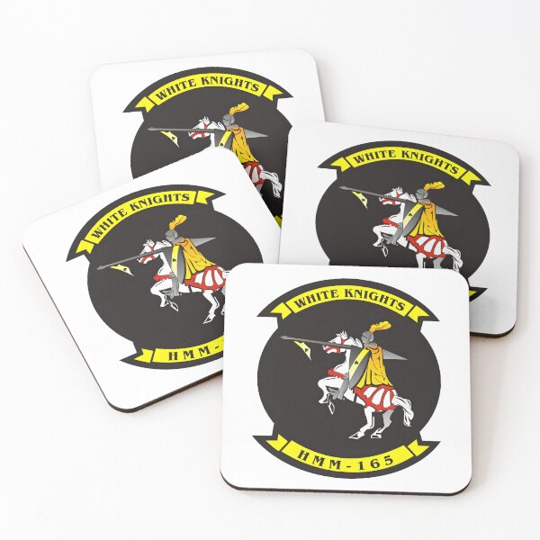 Item preview, Marine Medium Helicopter Squadron 165 (HMM-165) White Knights Patch designed and sold by CharlieDesings.