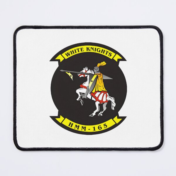 Item preview, Marine Medium Helicopter Squadron 165 (HMM-165) White Knights Patch designed and sold by CharlieDesings.