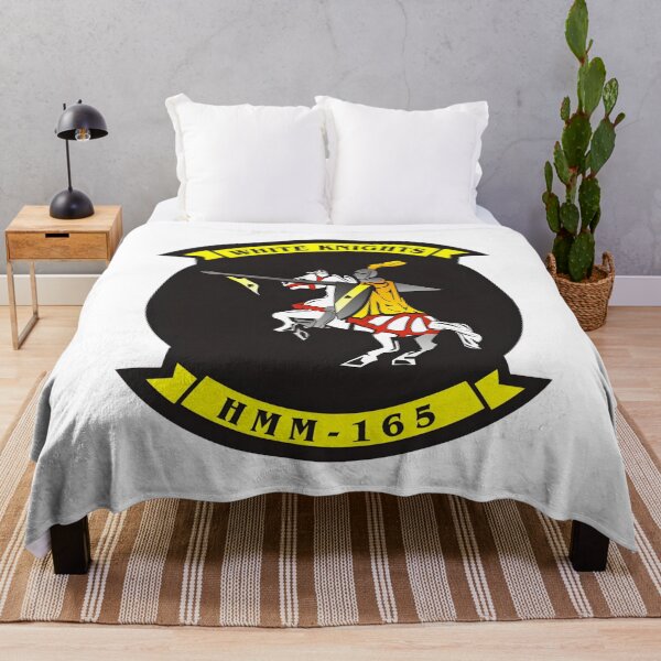Item preview, Marine Medium Helicopter Squadron 165 (HMM-165) White Knights Patch designed and sold by CharlieDesings.