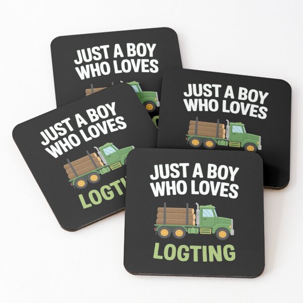 Item preview, Just A Boy Who Loves Logging designed and sold by CORJIDOG-ART.