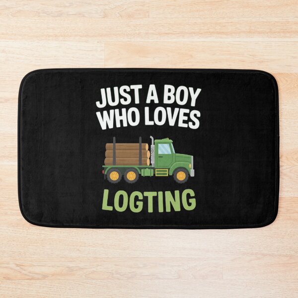 Item preview, Just A Boy Who Loves Logging designed and sold by CORJIDOG-ART.