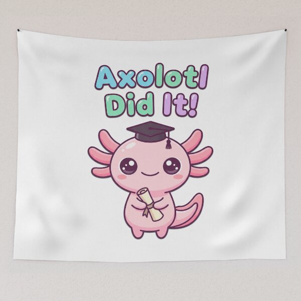 Item preview, Axolotl Did It Graduation designed and sold by Visual Dept..