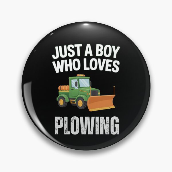 Item preview, Just A Boy Who Loves Plowing designed and sold by CORJIDOG-ART.