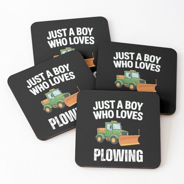 Item preview, Just A Boy Who Loves Plowing designed and sold by CORJIDOG-ART.