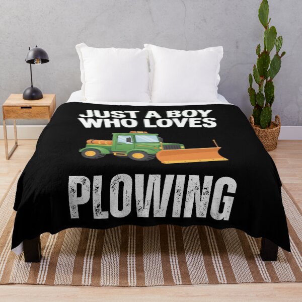 Item preview, Just A Boy Who Loves Plowing designed and sold by CORJIDOG-ART.