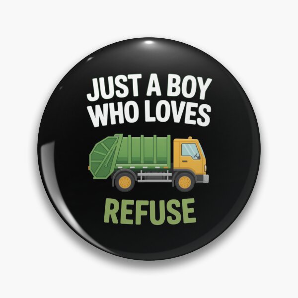 Item preview, Just A Boy Who Loves Refuse: For Garbage Truck Lovers designed and sold by CORJIDOG-ART.