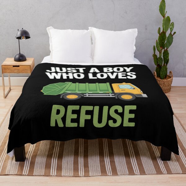 Item preview, Just A Boy Who Loves Refuse: For Garbage Truck Lovers designed and sold by CORJIDOG-ART.