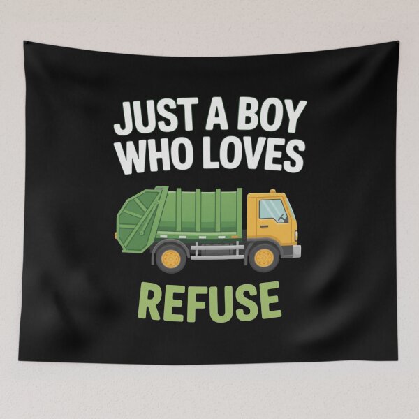 Item preview, Just A Boy Who Loves Refuse: For Garbage Truck Lovers designed and sold by CORJIDOG-ART.