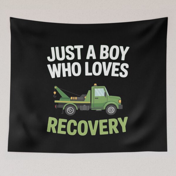 Item preview, Just A Boy Who Loves Recovery - Tow Truck Operator designed and sold by CORJIDOG-ART.