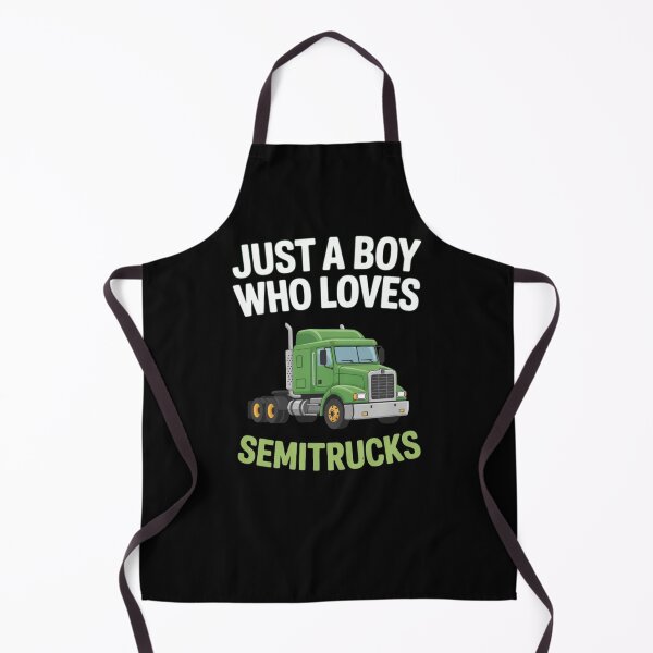 Item preview, Just A Boy Who Loves Semitrucks Trucker designed and sold by CORJIDOG-ART.