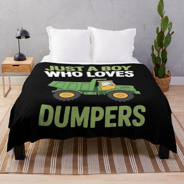 Item preview, Just A Boy Who Loves Dumpers - Construction Enthusiast designed and sold by CORJIDOG-ART.
