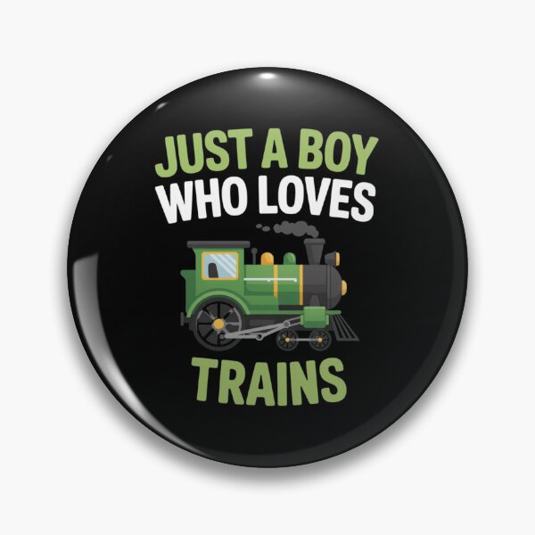 Item preview, Just A Boy Who Loves Trains designed and sold by CORJIDOG-ART.