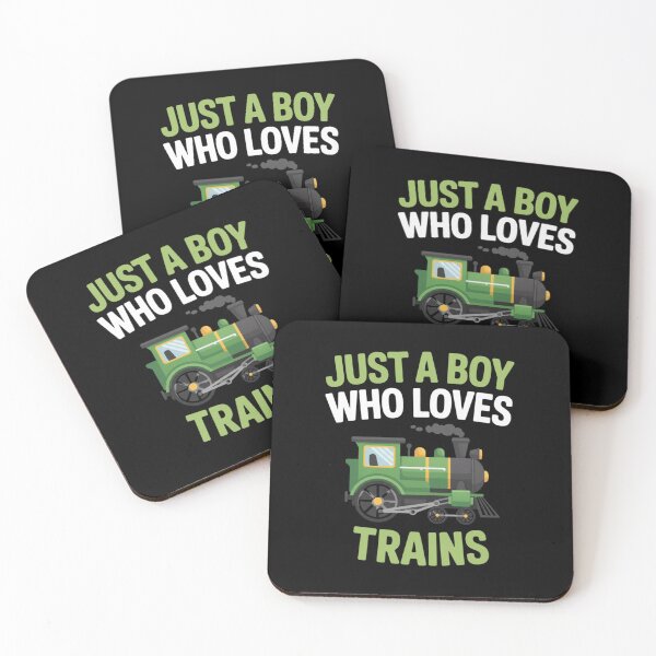 Item preview, Just A Boy Who Loves Trains designed and sold by CORJIDOG-ART.