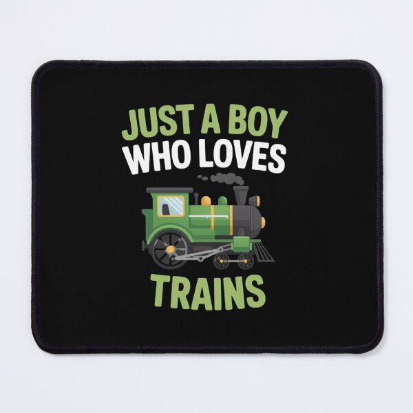 Item preview, Just A Boy Who Loves Trains designed and sold by CORJIDOG-ART.