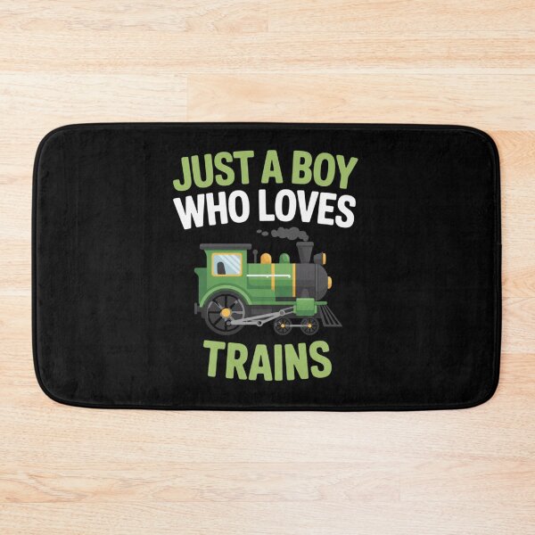 Item preview, Just A Boy Who Loves Trains designed and sold by CORJIDOG-ART.