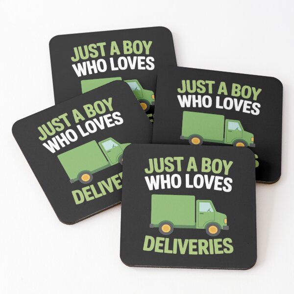 Item preview, Just A Boy Who Loves Deliveries - Delivery Driver designed and sold by CORJIDOG-ART.