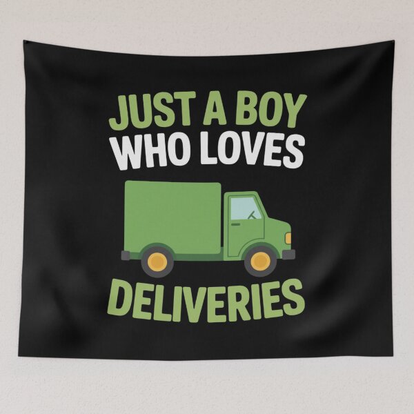Item preview, Just A Boy Who Loves Deliveries - Delivery Driver designed and sold by CORJIDOG-ART.