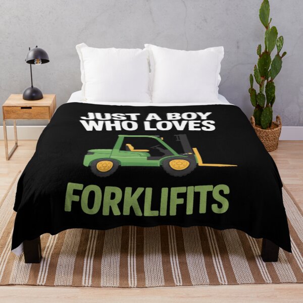 Item preview, Just A Boy Who Loves Forklifts For Forklift Operators designed and sold by CORJIDOG-ART.