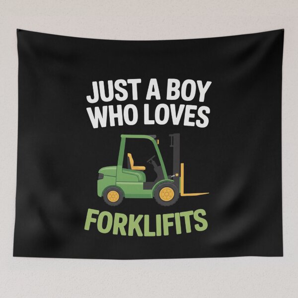 Item preview, Just A Boy Who Loves Forklifts For Forklift Operators designed and sold by CORJIDOG-ART.