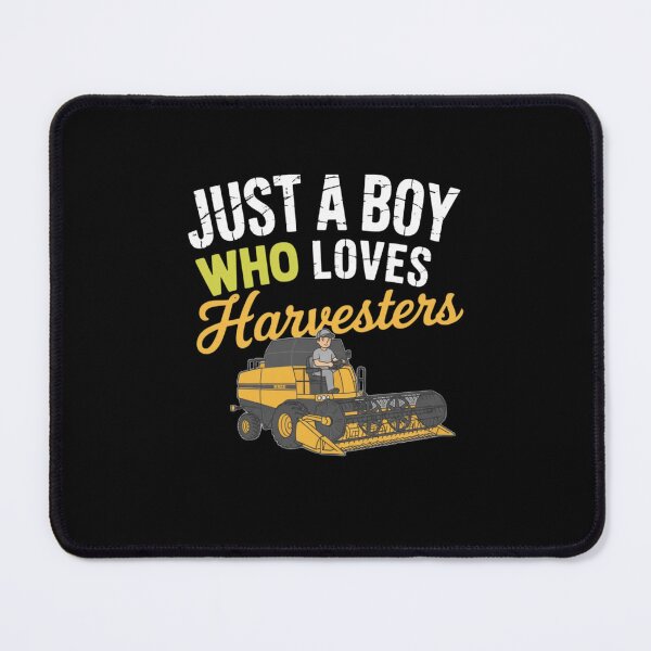 Item preview, Just A Boy Who Loves Harvesters Farmer designed and sold by CORJIDOG-ART.