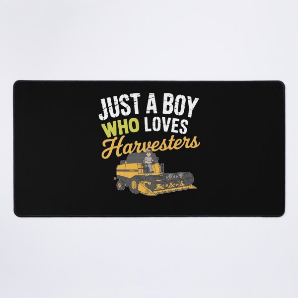 Item preview, Just A Boy Who Loves Harvesters Farmer designed and sold by CORJIDOG-ART.