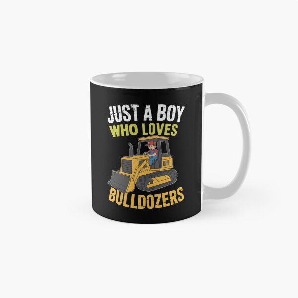 Item preview, Just A Boy Who Loves Bulldozers Construction Enthusiast designed and sold by CORJIDOG-ART.