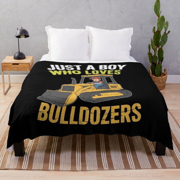 Item preview, Just A Boy Who Loves Bulldozers Construction Enthusiast designed and sold by CORJIDOG-ART.