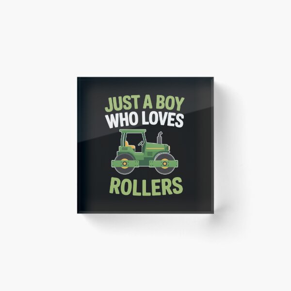 Item preview, Just A Boy Who Loves Rollers Construction Enthusiast Gift designed and sold by CORJIDOG-ART.