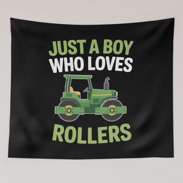 Item preview, Just A Boy Who Loves Rollers Construction Enthusiast Gift designed and sold by CORJIDOG-ART.