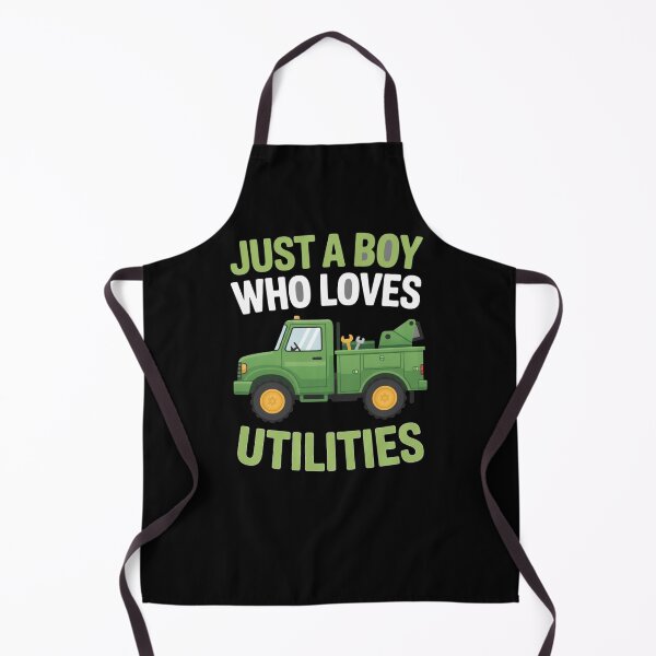 Item preview, Just A Boy Who Loves Utilities For Truck Enthusiasts designed and sold by CORJIDOG-ART.