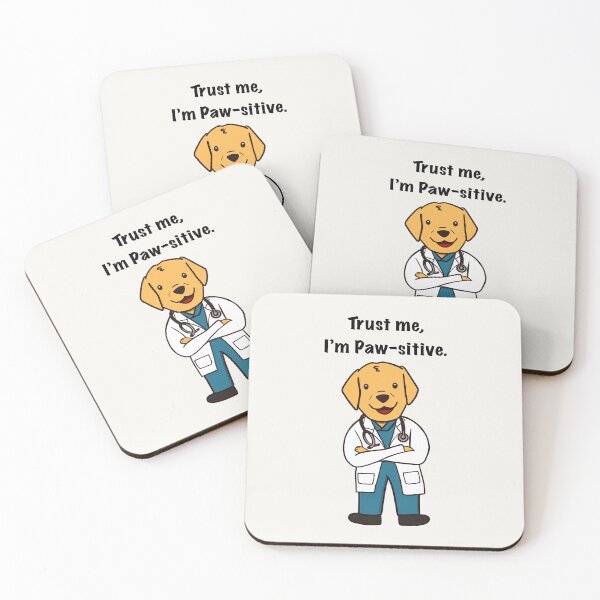 Item preview, Adorable Physician Dog in White Coat designed and sold by Still Learning Days.