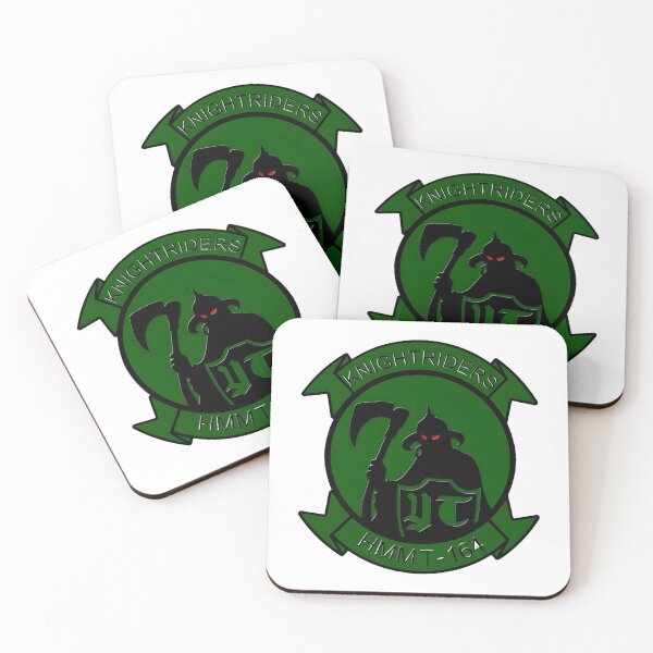 Item preview, Marine Medium Helicopter Training Squadron 164 (HMMT-164) Knightriders Patch designed and sold by CharlieDesings.